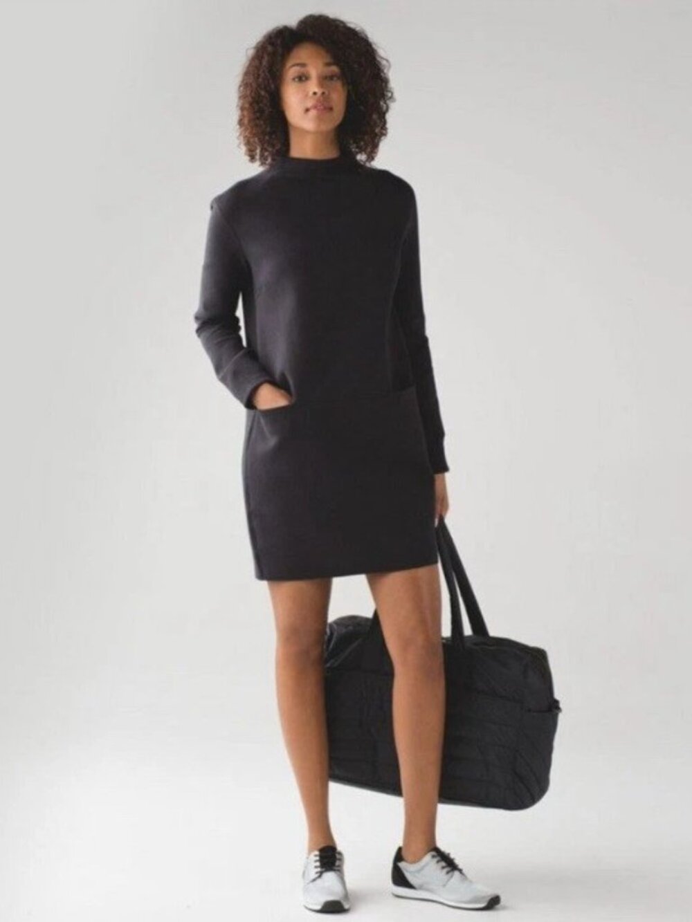 lululemon city bound dress in black